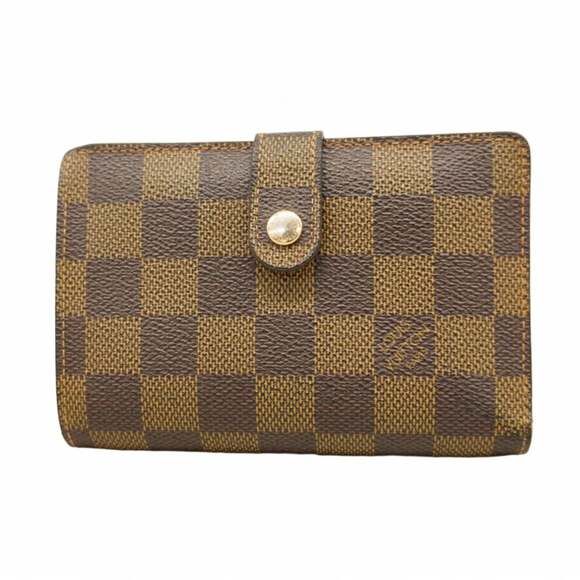 LOUIS VUITTON Accessories - Louis Vuitton Damier Portefeuille Viennois Wallet N61674 Ebene Women's